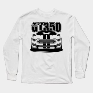 Shelby GT350 - Black Print Long Sleeve T-Shirt